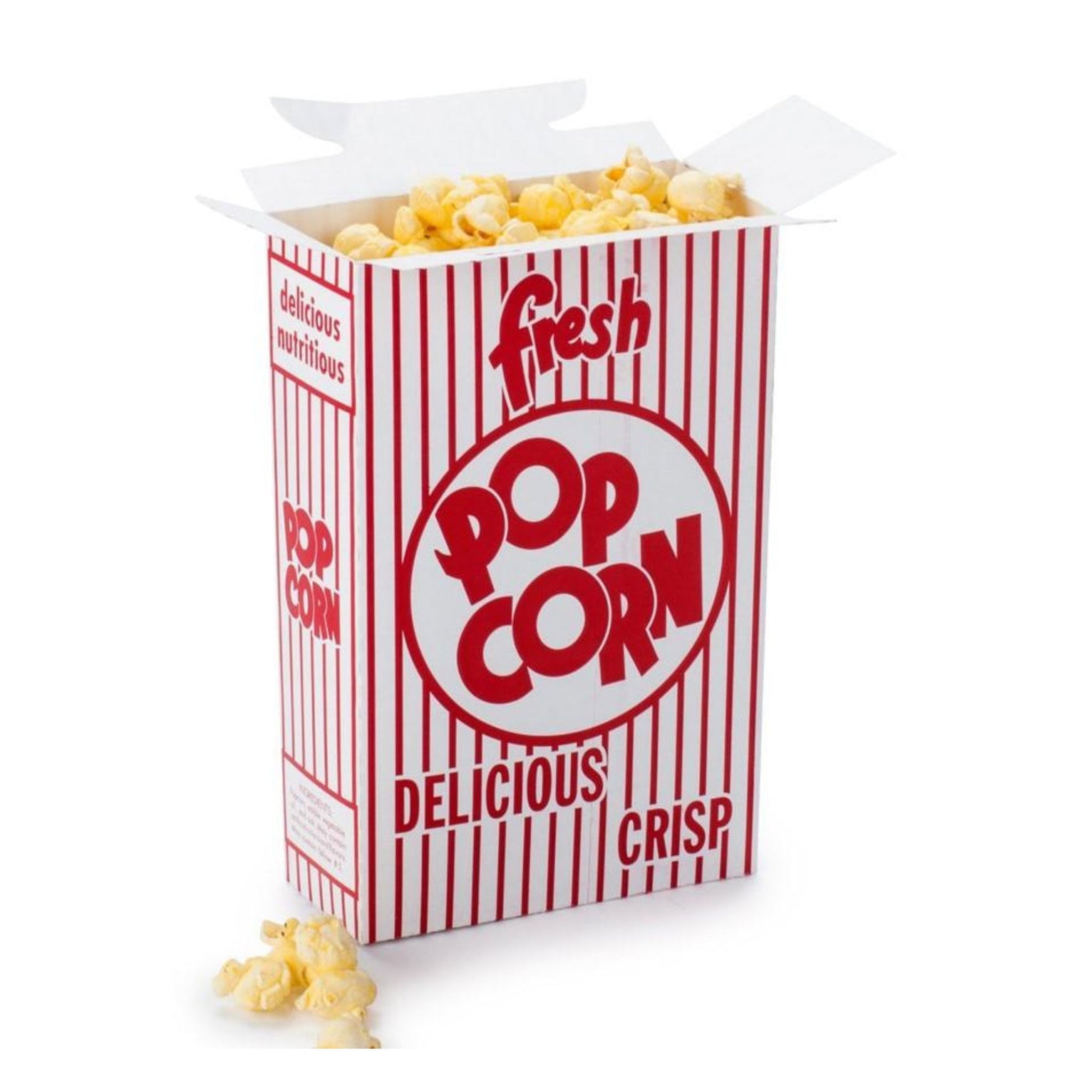 12 Popcorn Boxes-EMPTY Popcorn Supplies Pops Corn 