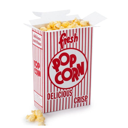 12 Popcorn Boxes-EMPTY Popcorn Supplies Pops Corn 