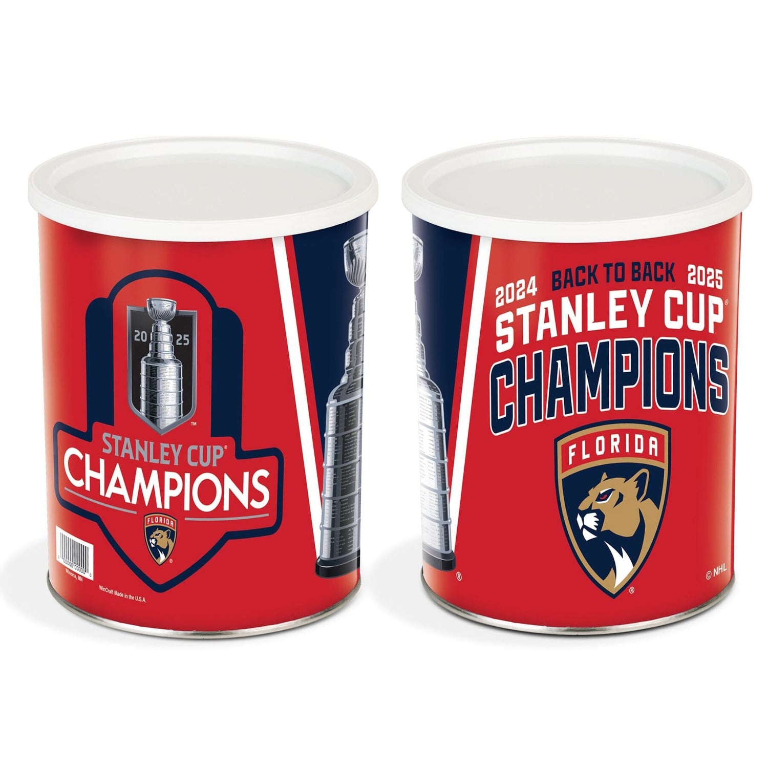 Florida Panthers Stanley Cup Tin Sports Popcorn Tin vendor-unknown 