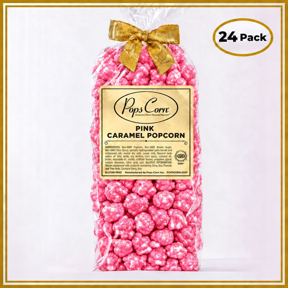 Pink Gourmet Popcorn – 24 Pack Favor Bags | Fresh Event Popcorn | Pops Corn® Party Favor New vendor-unknown 
