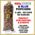 Bulk Red, White, Blue Gourmet popcorn. Bulk Bags Pops Corn 