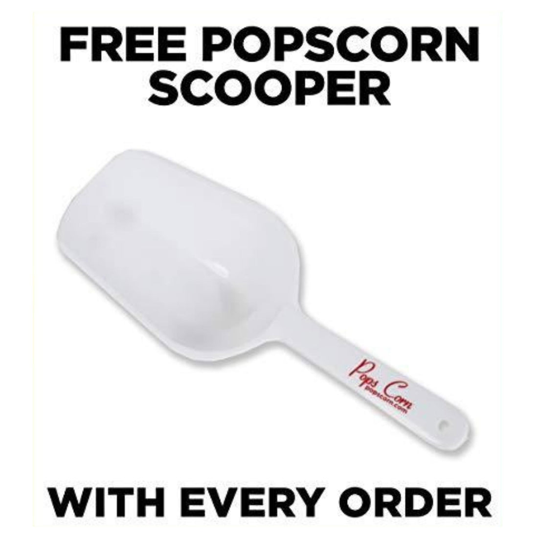 Scooper Popcorn Supplies Pops Corn 
