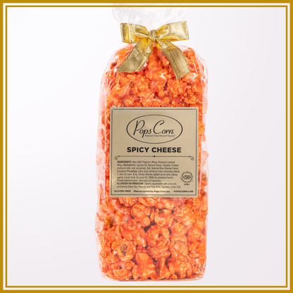 Spicy Cheese Popcorn – 24 Pack Favor Bags | Fresh Event Popcorn | Pops Corn®