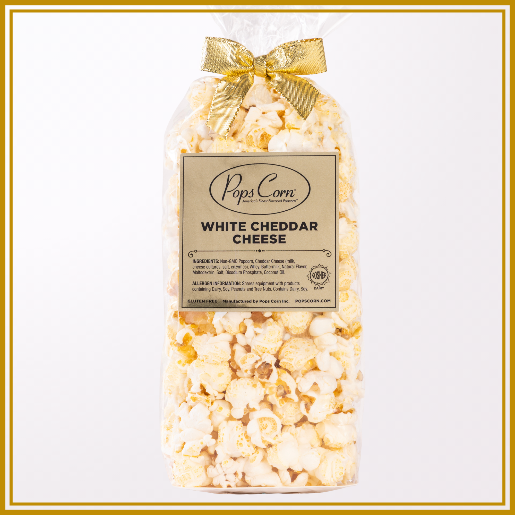 White Cheddar Cheese Popcorn – 24 Pack Favor Bags | Fresh Event Popcorn | Pops Corn®
