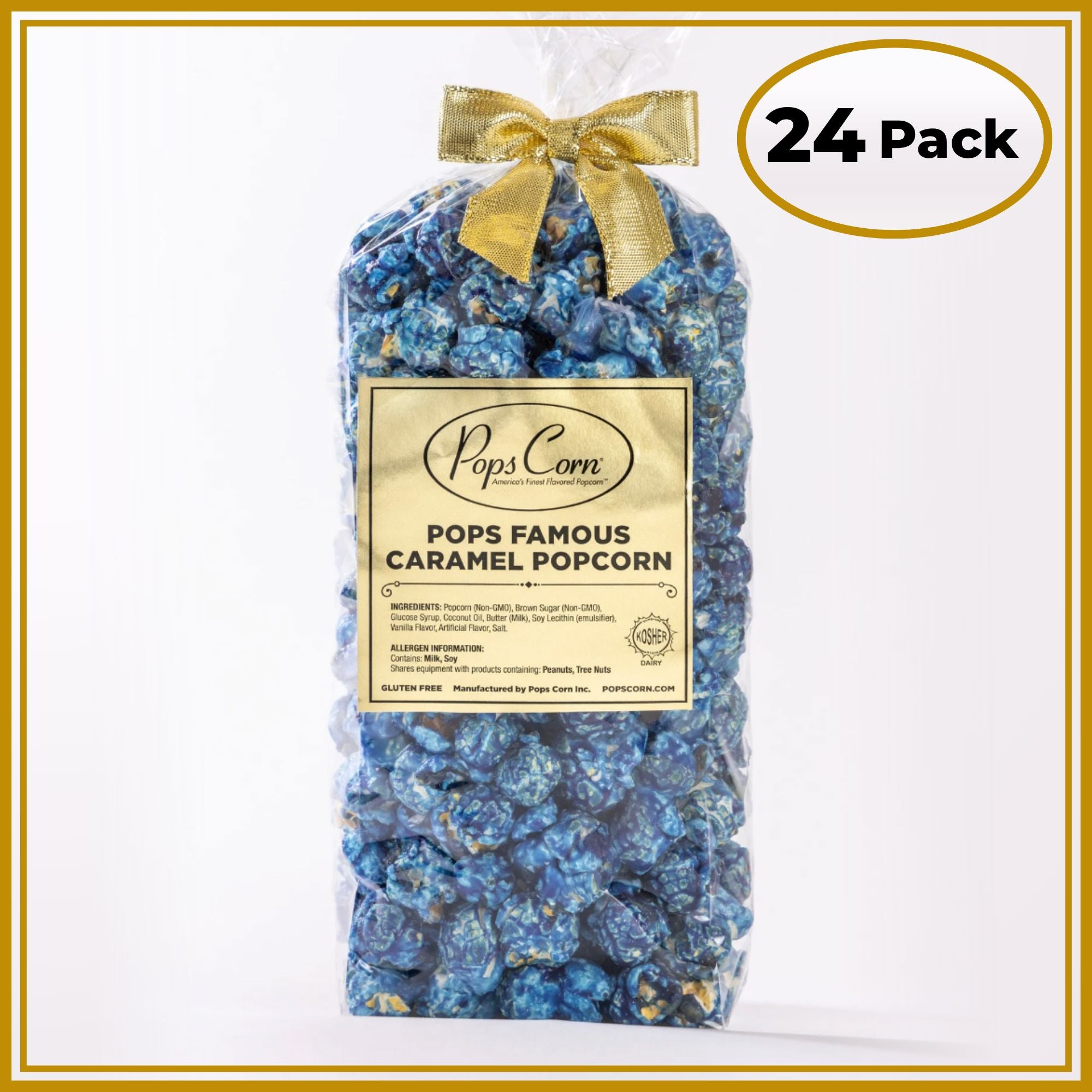 Blue Gourmet Popcorn – 24 Pack Party Favor Bags | Wedding &amp; Event Popcorn | Pops Corn® Party Favor New vendor-unknown 