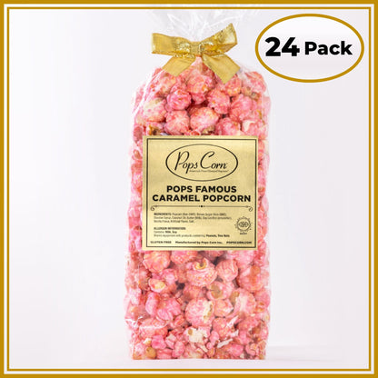 Pink Gourmet Popcorn – 24 Pack Party Favor Bags | Wedding &amp; Event Popcorn | Pops Corn® Party Favor New vendor-unknown 