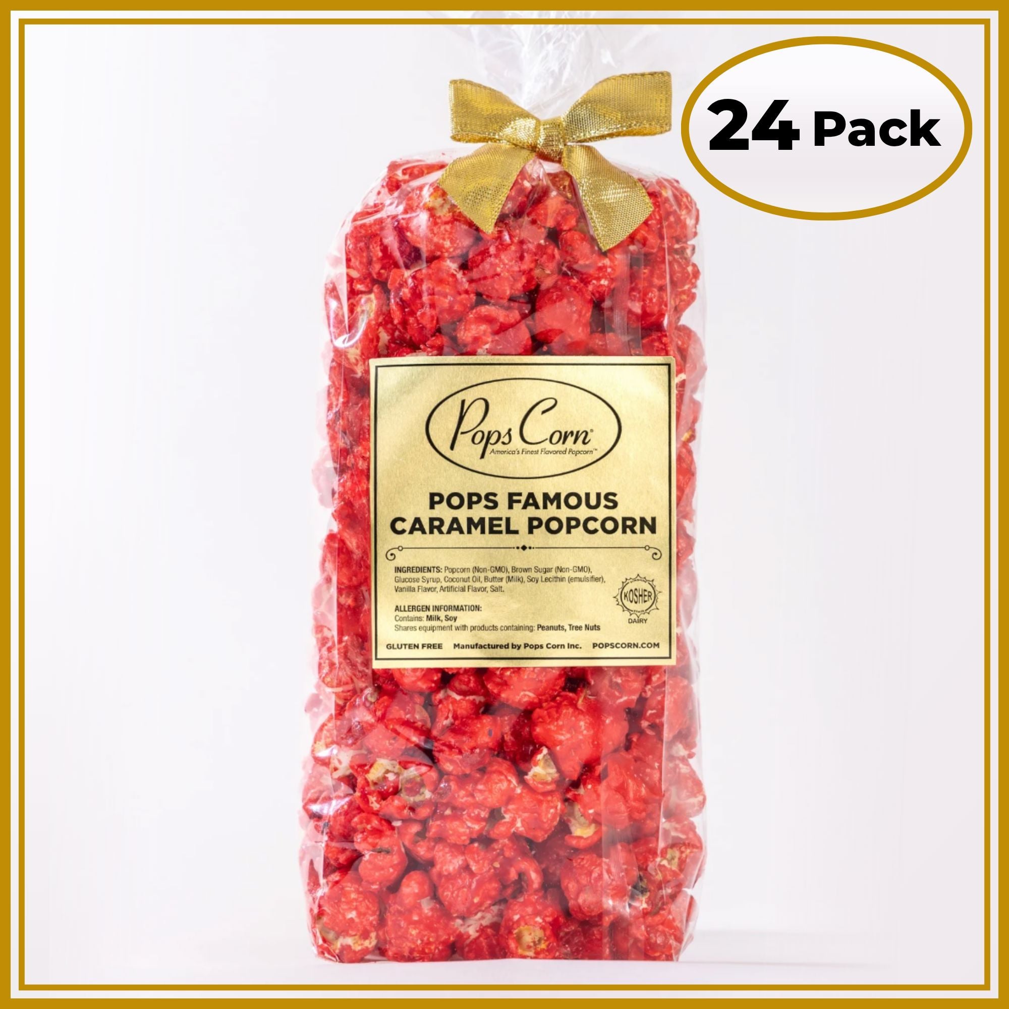 Red Gourmet Popcorn – 24 Pack Party Favor Bags | Wedding &amp; Event Popcorn | Pops Corn® Party Favor New vendor-unknown 