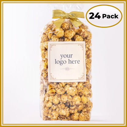 Custom Logo Popcorn Party Bags – 24 Pack Personalized Event Favors | Your Logo or Message Printed on Each Bag Party Favor New vendor-unknown 