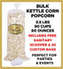 Gourmet Kettle Corn - Sweet & Salty 😀🤸‍♂️ Pops Bulk Popcorn Bags. Made fresh to order! ?✔ vendor-unknown 