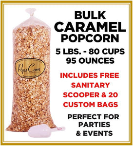 Pops Famous Gourmet Caramel Popcorn 🎖🎖🎖 Pops Bulk Popcorn Bags. Made fresh to order! ?✔ Pops Corn 
