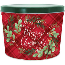 Load image into Gallery viewer, 2 Gallon Christmas Plaid - Free Shipping Father&#39;s Day Tins vendor-unknown 