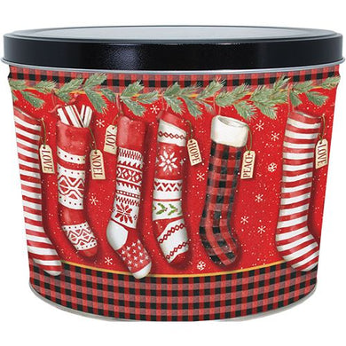 2 Gallon Christmas Stocking - Free Shipping Father's Day Tins vendor-unknown 