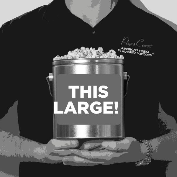 1 Gallon Happy Halloween Tin Signature Tins Pops Corn 