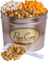 2 Gallon Gold-3 FLAVORS!-Free Shipping Signature Tins Pops Corn 