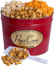 Load image into Gallery viewer, 2 Gallon Red-3 FLAVORS!-Free Shipping Valentine&#39;s Day Tins Pops Corn 