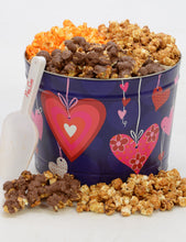Load image into Gallery viewer, Two Gallon Hearts Tin-FREE SHIPPING Valentine&#39;s Day Tins Pops Corn Default Title 