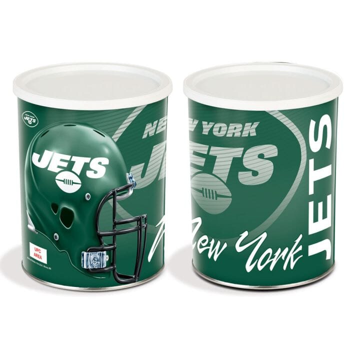 New York Jets One Gallon-Free Shipping Sports Popcorn Tin vendor-unknown 