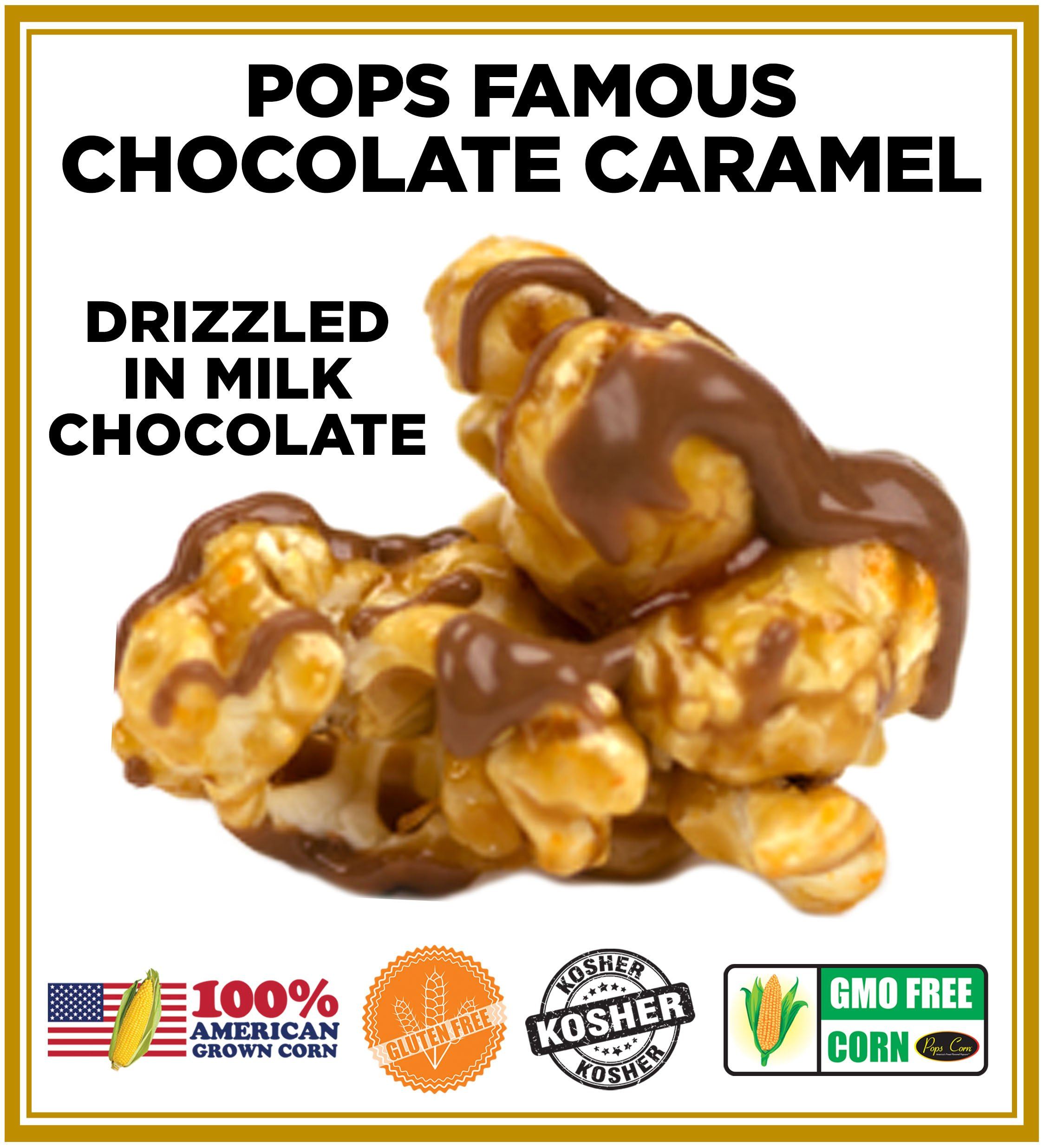 2 Gallon Red-All Chocolate Caramel!-Free Shipping Signature Tins Pops Corn 