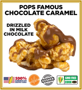 2 Gallon Gold-All Chocolate Caramel!-Free Shipping Signature Tins Pops Corn 