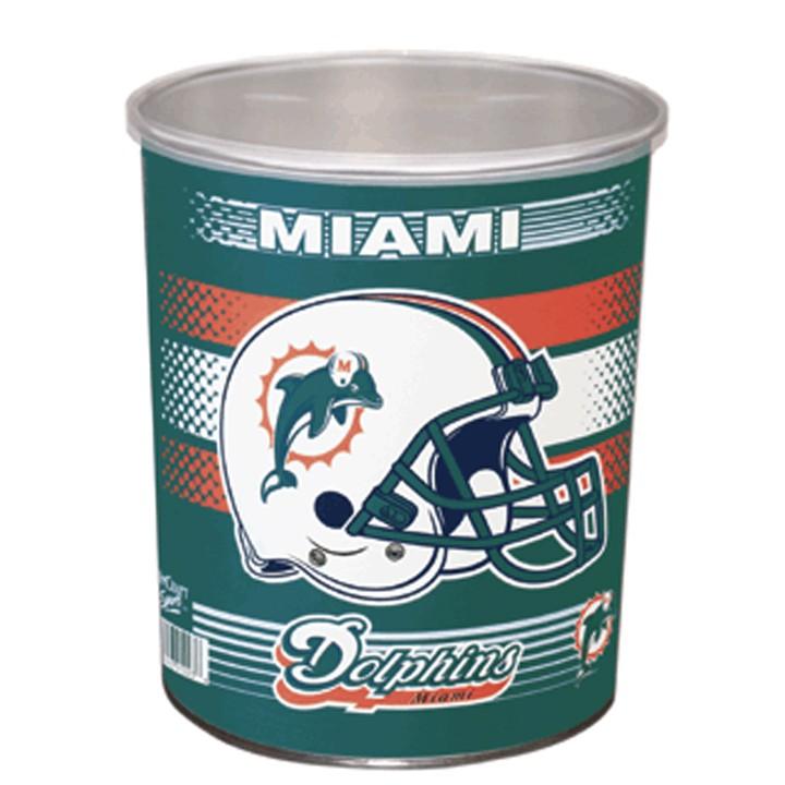 Miami Dolphins One Gallon Sports Popcorn Tin vendor-unknown Default Title 