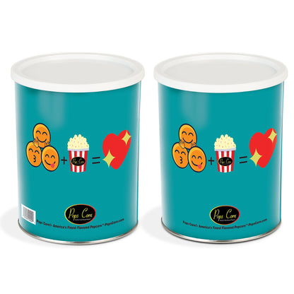 1 Gallon Emoji-Free Shipping Signature Tins Pops Corn 