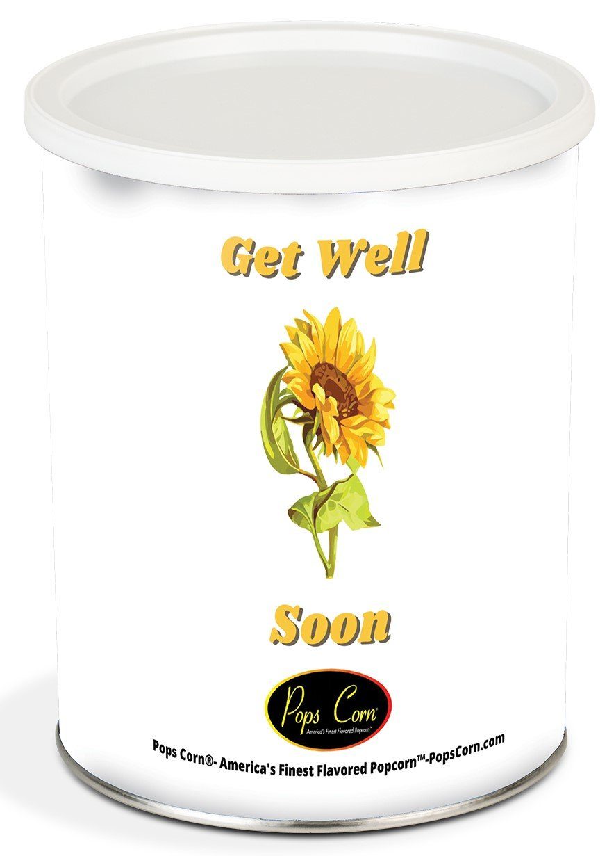 One Gallon Get Well-Free Shipping Signature Tins Pops Corn