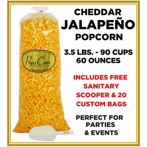 Cheddar Jalapeno 🌶 Pops Bulk Popcorn Bags. Made fresh to order! ?✔ Pops Corn 